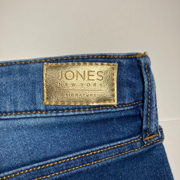 Jones New York Lexington Wide Leg Crop Jeans Womens Size 4 | High Rise Denim - Picture 3 of 10